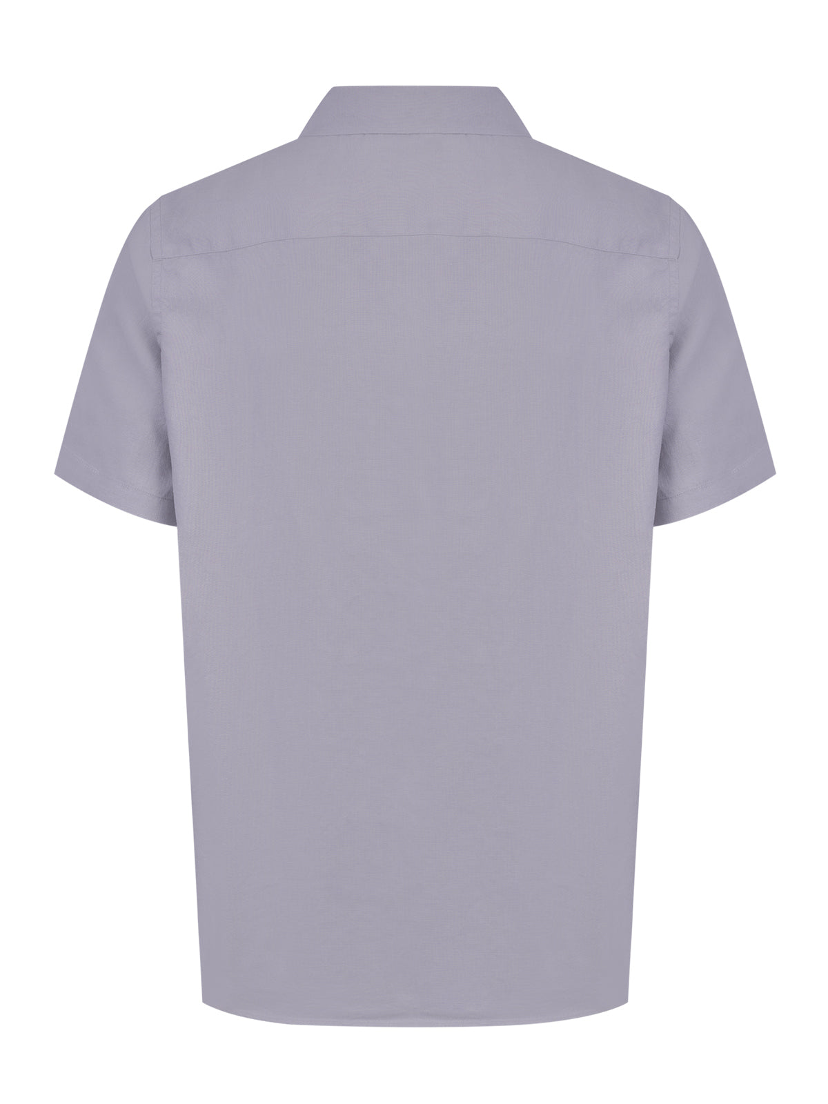 Camisa Lino Orgánico Hombre Linenshort Gris Rockford
