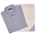 Camisa Lino Orgánico Hombre Linenshort Gris Rockford
