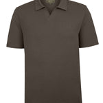Polera Algodón Orgánico Hombre Vary Café Rockford