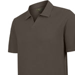 Polera Algodón Orgánico Hombre Vary Café Rockford