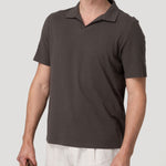 Polera Algodón Orgánico Hombre Vary Café Rockford