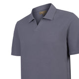 Polera Algodón Orgánico Hombre Vary Azul Rockford