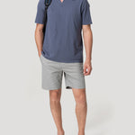 Polera Algodón Orgánico Hombre Vary Azul Rockford
