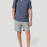 Polera Algodón Orgánico Hombre Vary Azul Rockford