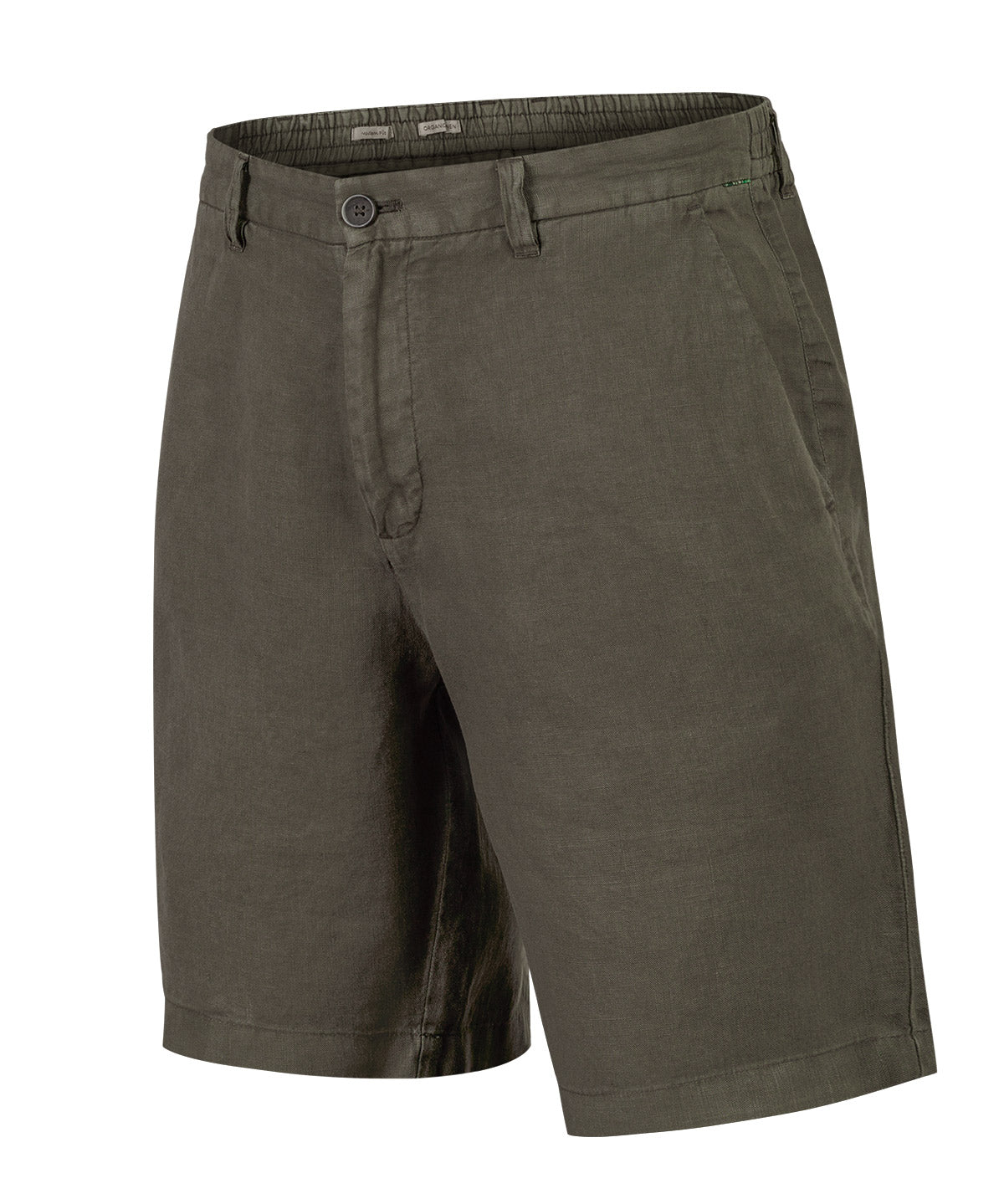 Short Lino Orgánico Hombre Linen Verde Rockford