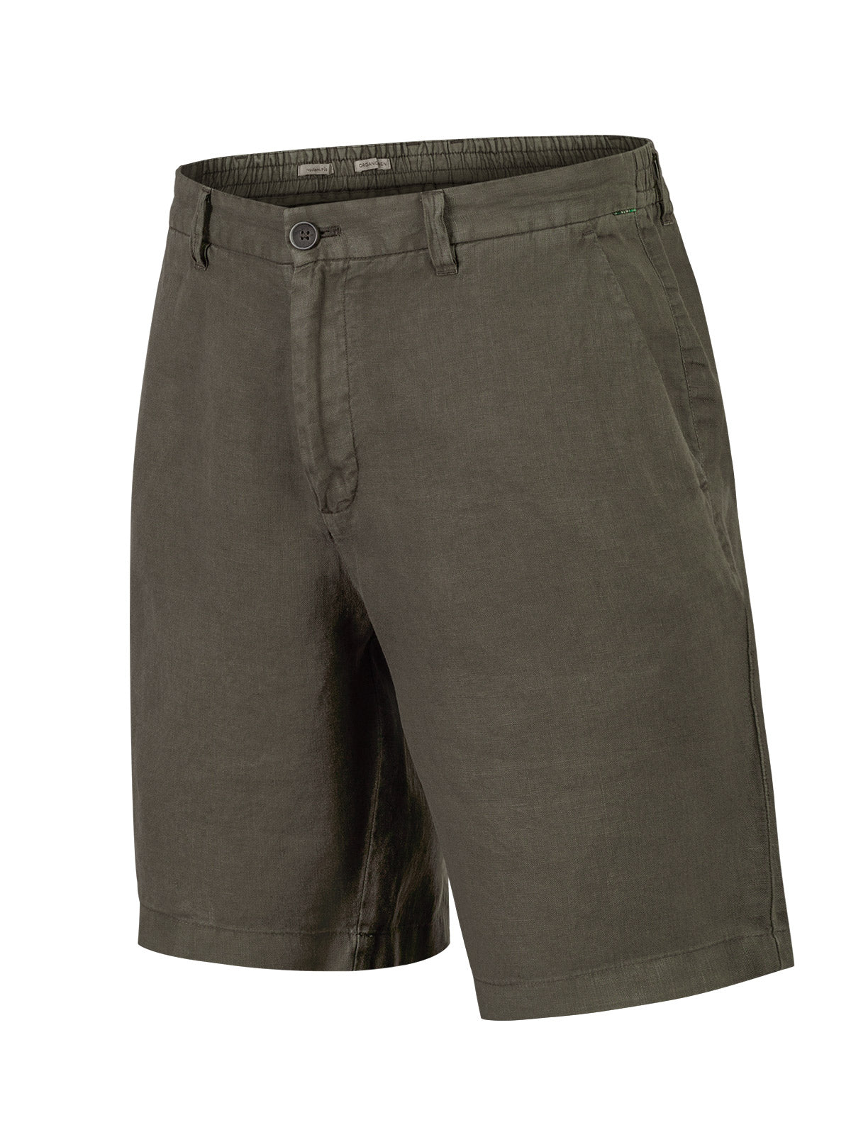 Short Lino Orgánico Hombre Linen Verde Rockford