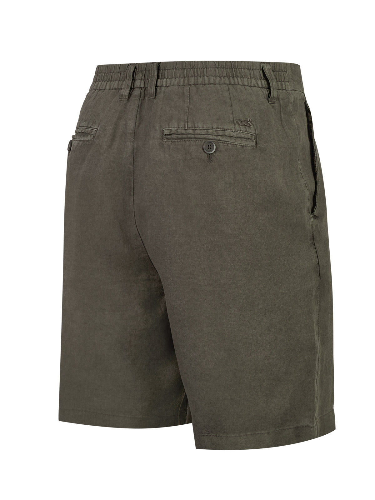 Short Lino Orgánico Hombre Linen Verde Rockford