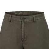 Short Lino Orgánico Hombre Linen Verde Rockford