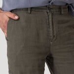 Short Lino Orgánico Hombre Linen Verde Rockford