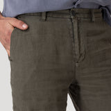 Short Lino Orgánico Hombre Linen Verde Rockford