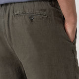 Short Lino Orgánico Hombre Linen Verde Rockford