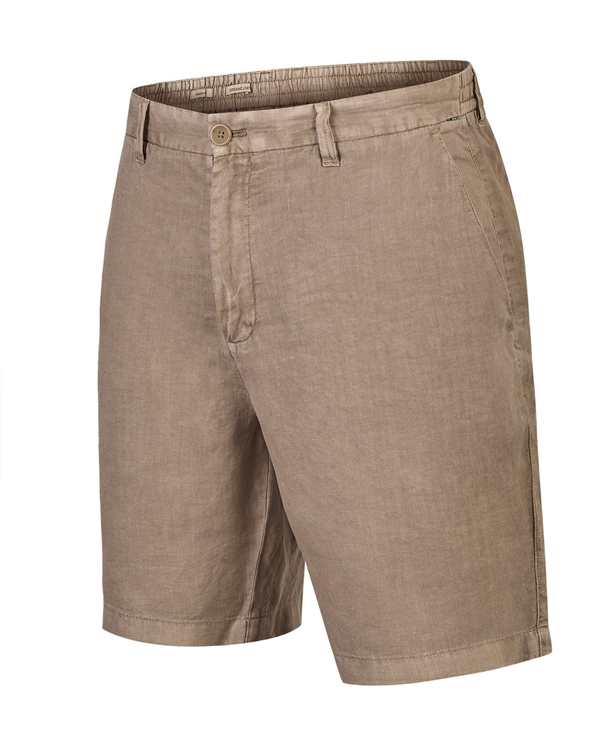 Short Lino Orgánico Hombre Linen Beige Rockford