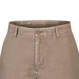 Short Lino Orgánico Hombre Linen Beige Rockford
