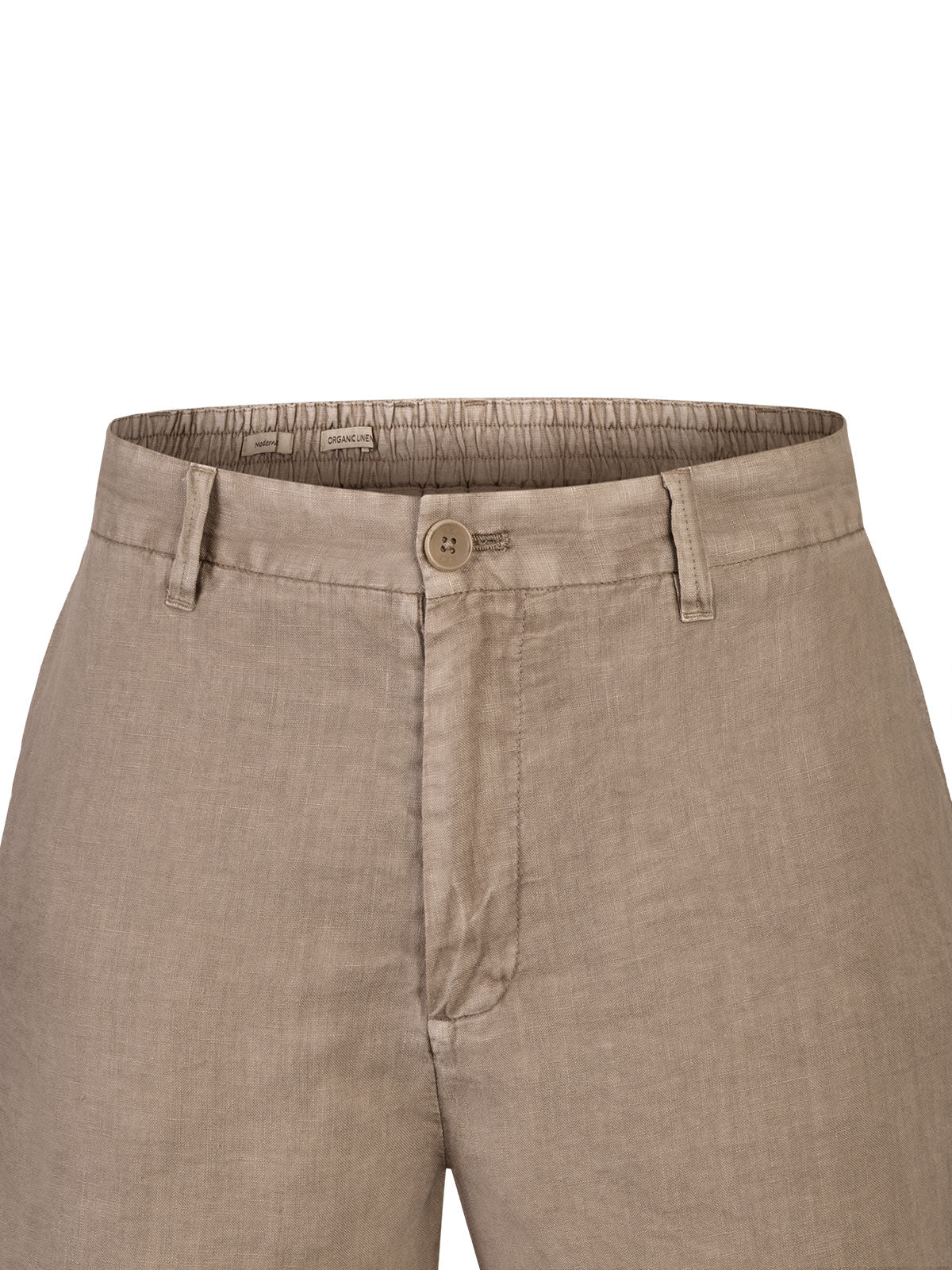 Short Lino Orgánico Hombre Linen Beige Rockford