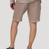 Short Lino Orgánico Hombre Linen Beige Rockford