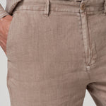 Short Lino Orgánico Hombre Linen Beige Rockford