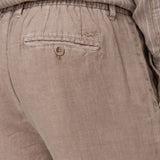 Short Lino Orgánico Hombre Linen Beige Rockford