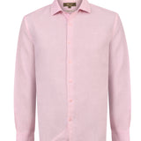 Camisa Lino Orgánico Hombre Linenit Rosado Rockford