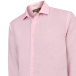 Camisa Lino Orgánico Hombre Linenit Rosado Rockford
