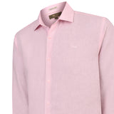Camisa Lino Orgánico Hombre Linenit Rosado Rockford