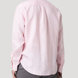 Camisa Lino Orgánico Hombre Linenit Rosado Rockford