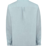 Camisa Lino Orgánico Hombre Linenit Verde Rockford
