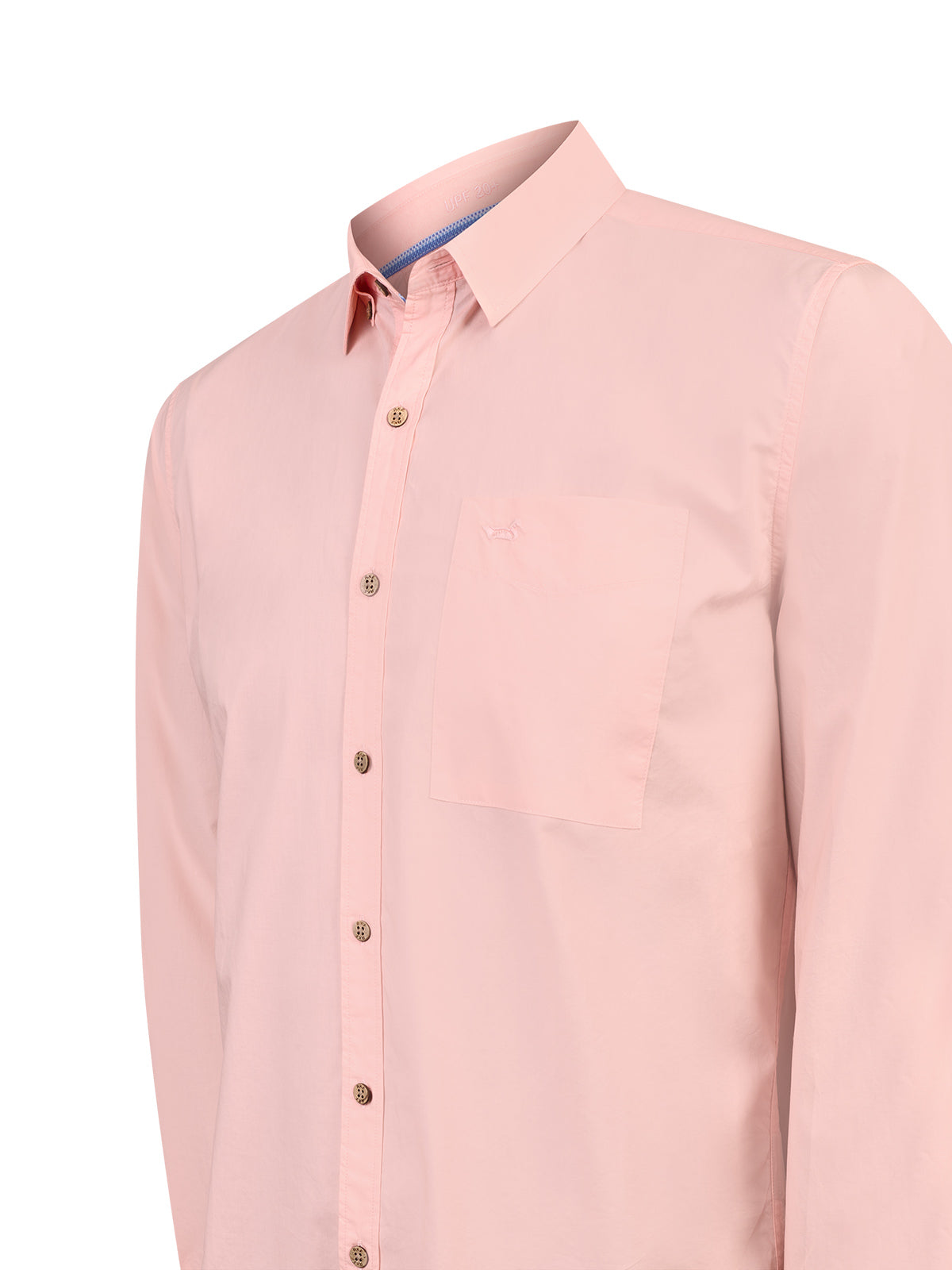 Camisa Algodón Orgánico Hombre Galiton Rosado Rockford