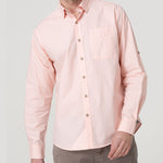 Camisa Algodón Orgánico Hombre Galiton Rosado Rockford