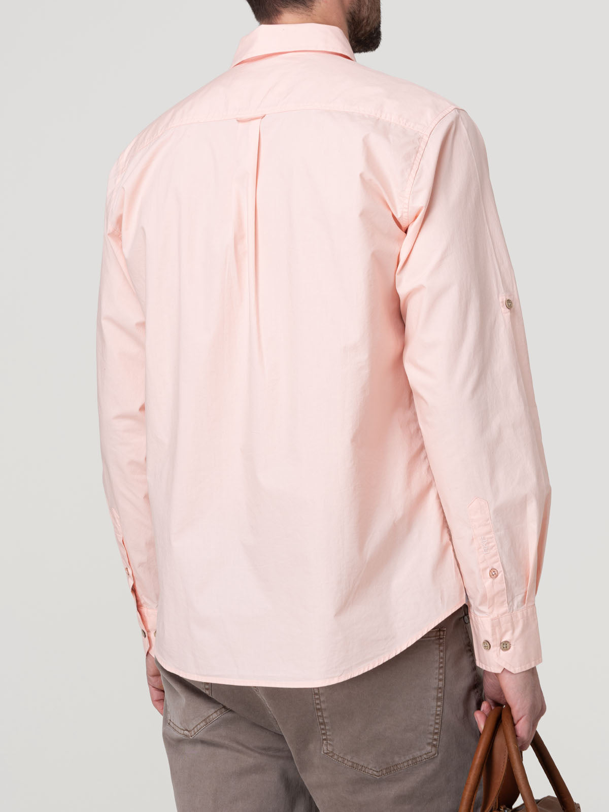 Camisa Algodón Orgánico Hombre Galiton Rosado Rockford