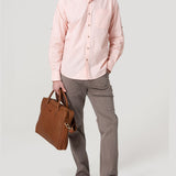 Camisa Algodón Orgánico Hombre Galiton Rosado Rockford