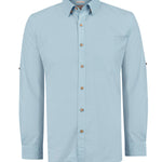 Camisa Algodón Orgánico Hombre Galiton Celeste Rockford