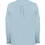 Camisa Algodón Orgánico Hombre Galiton Celeste Rockford