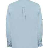 Camisa Algodón Orgánico Hombre Galiton Celeste Rockford