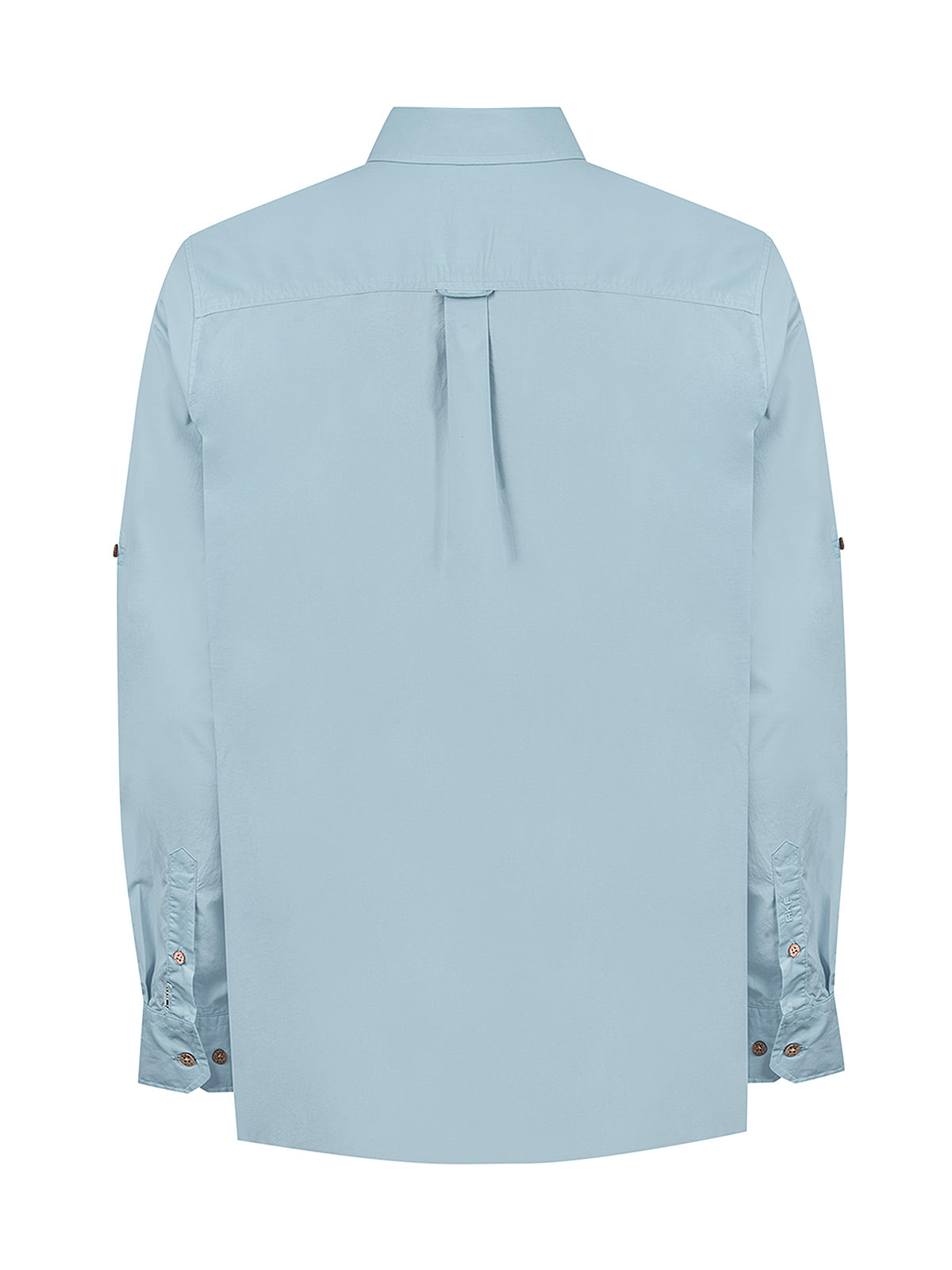 Camisa Algodón Orgánico Hombre Galiton Celeste Rockford