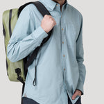 Camisa Algodón Orgánico Hombre Galiton Celeste Rockford