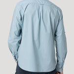 Camisa Algodón Orgánico Hombre Galiton Celeste Rockford