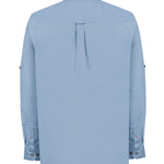 Camisa Algodón Orgánico Hombre Galiton Azul Rockford
