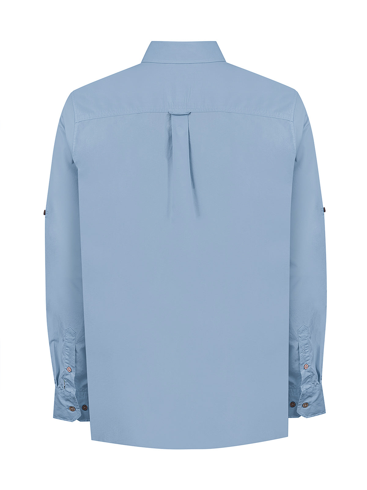 Camisa Algodón Orgánico Hombre Galiton Azul Rockford