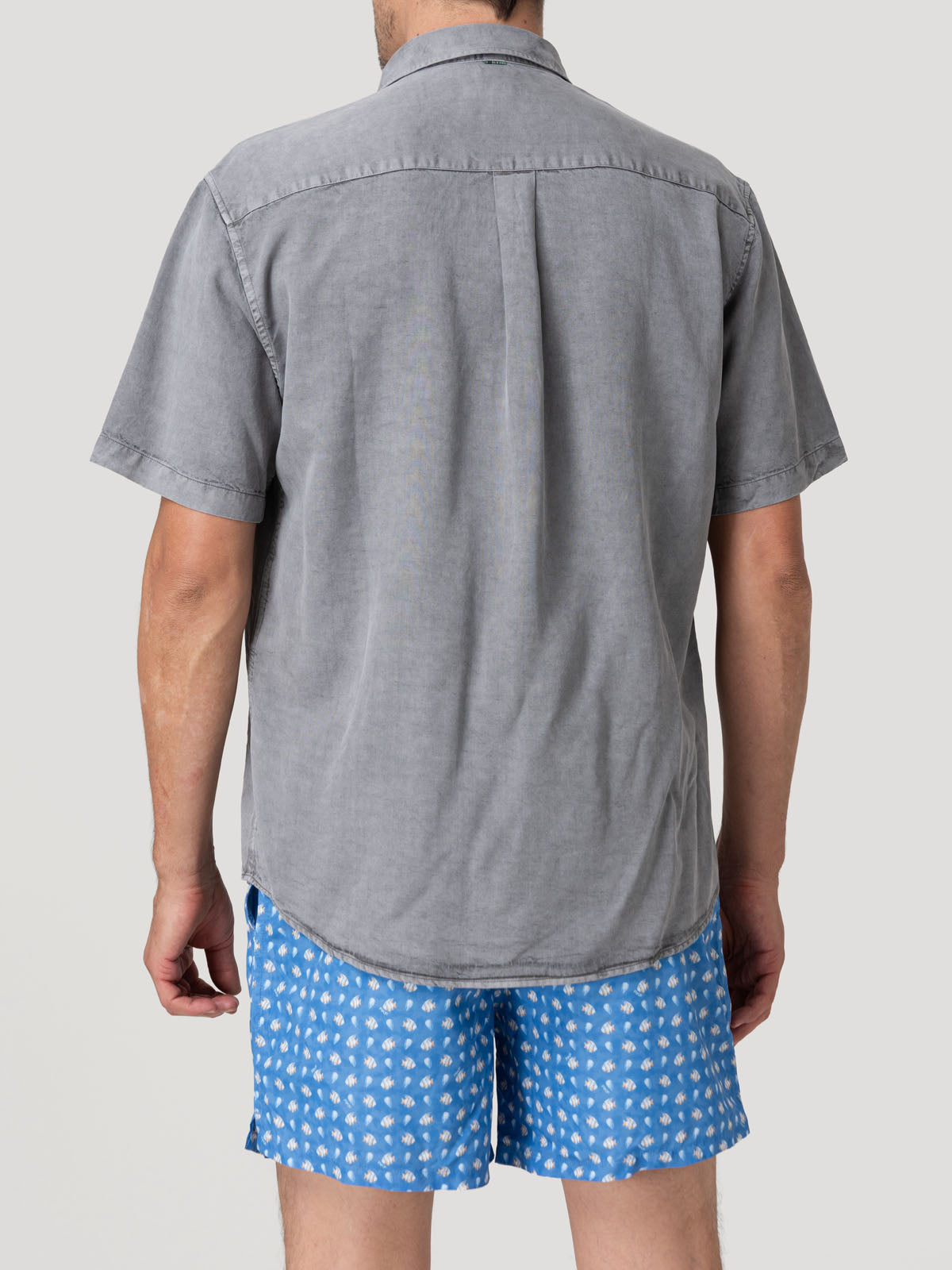 Camisa Tencel Hombre Tenpro Azul Rockford