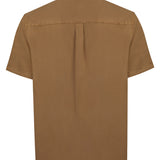 Camisa Tencel Hombre Tenpro Café Rockford