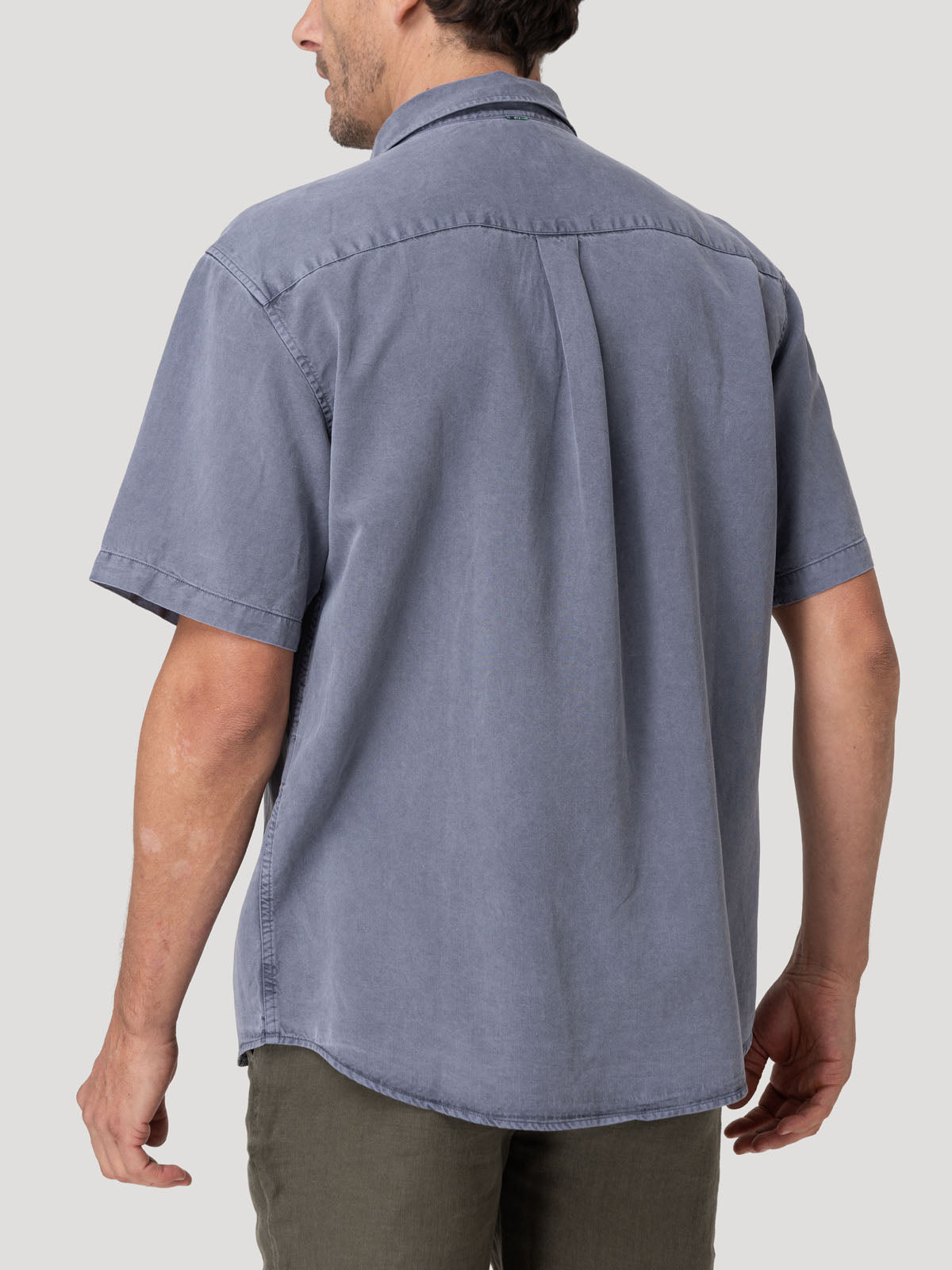 Camisa Tencel Hombre Tenpro Azul Oscuro Rockford