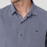 Camisa Tencel Hombre Tenpro Azul Oscuro Rockford