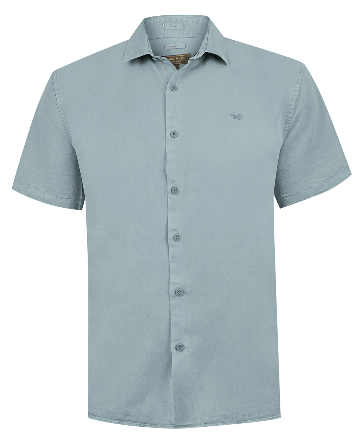 Camisa Tencel Hombre Tenpro Celeste Rockford