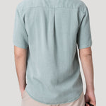 Camisa Tencel Hombre Tenpro Celeste Rockford
