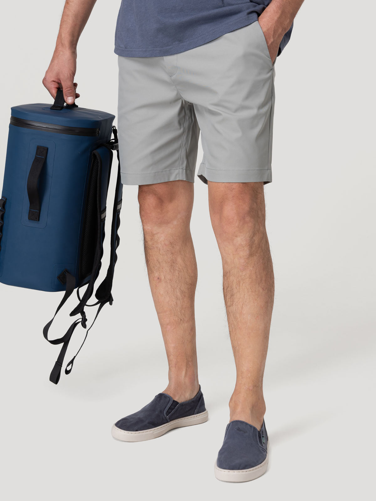 Short Fibras Recicladas Hombre Pareti Gris Rockford