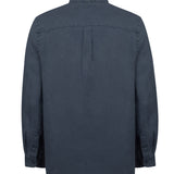 Camisa Lino Orgánico Hombre Linenmao Azul Rockford