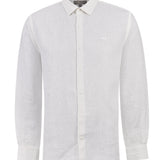 Camisa Lino Orgánico Hombre Linenjer Beige Rockford