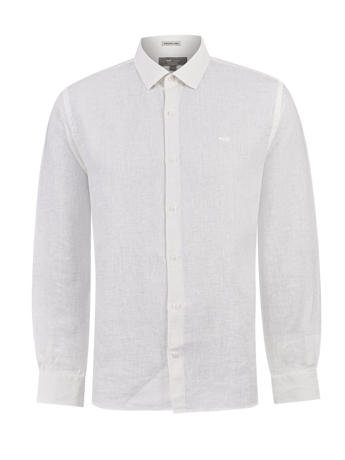 Camisa Lino Orgánico Hombre Linenjer Beige Rockford