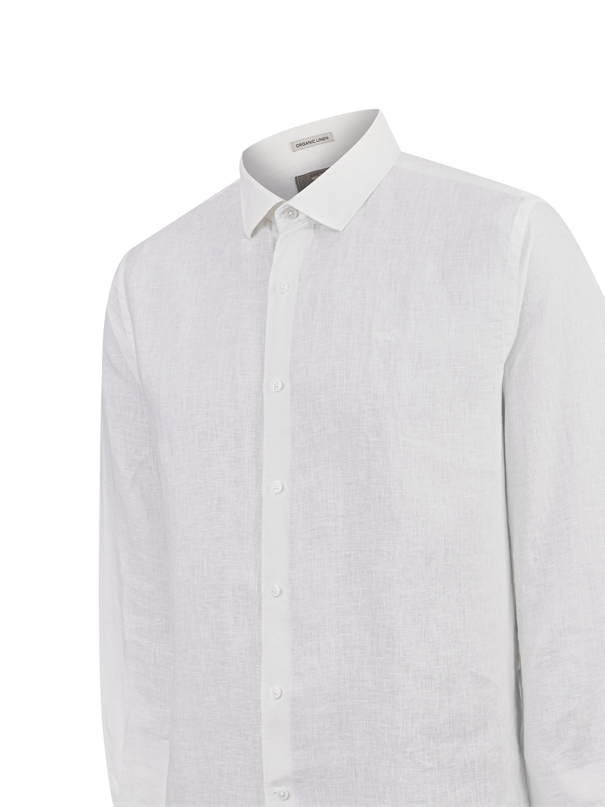 Camisa Lino Orgánico Hombre Linenjer Beige Rockford
