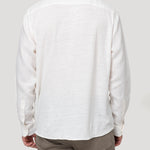 Camisa Lino Orgánico Hombre Linenjer Beige Rockford